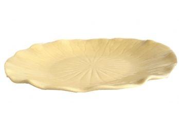 Laurie Gates Decorative Yellow Dining Serving Dish Plate
