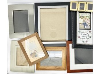 Eight (8) Assorted Photo Frames