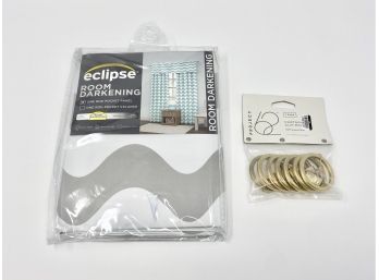 Eclipse Room Darkening Panel & Project 62 Curtain Clip Rings
