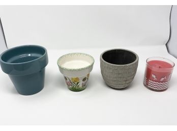 Candle, Wax Burner, And Decorative Planters - Open Box New