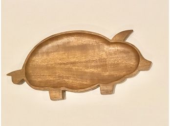 Pig Shape Wooden Serving Tray/Charcuterie Board.