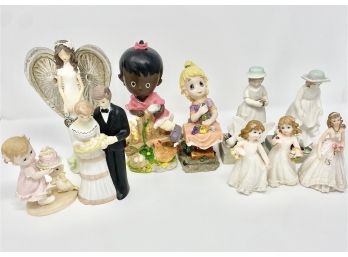 Ten(10)Vintage Porcelain Collectible Figurines