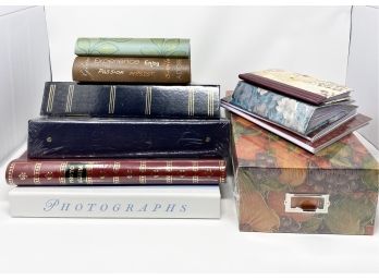 Lot Of Photo Albums & Photo Box-Give The Gift Of Memories