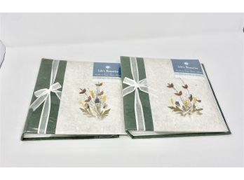 Set Of 2 Nantucket Home Mulberry Paper Photo Albums