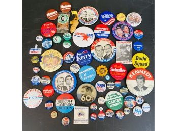 Assorted Political Campaign Buttons-Pinbacks Lot # 2 Mostly Presidential  ( READ DESCRIPTION)