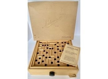 Vintage Labyrinth Game - Made In Sweden For Abercrombie & Fitch Original Box #18376
