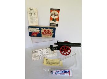 Big Bang 6F Toy Cannon Light Field Gun Conestoga Company Cast Iron Original Box And Paperwork