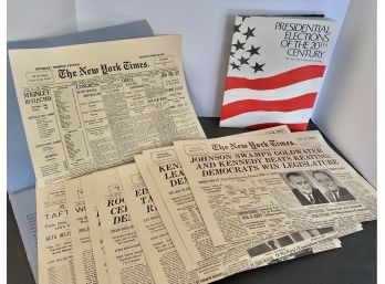 Presidential Elections Portfolio Of The 20th Century  As Reported By The N.Y. Times 1900-1964