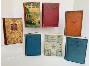 Lot Of Seven 1st Edition Antique Books- Assorted Titles  (see Description)
