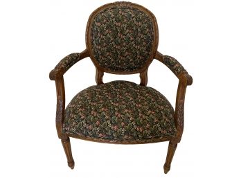 Victorian Parlor Side Chair - 35' H X 17' D X 25' Width Ornate Carvings ( READ Description)