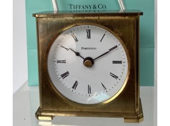 Vintage Tiffany & Co. Brass Portfolio Hechinger, W. Germany 3' X 3' UNTESTED # 6 ( READ Description)