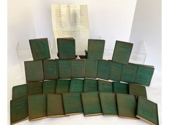 Little Leather Library 30 Books With Index To Titles (see Description)