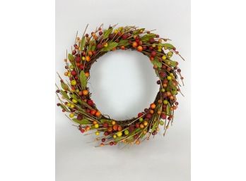 Multi-Colored Berry Wreath