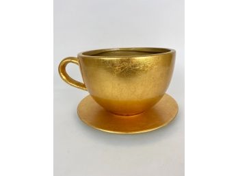 Oversized Tea Cup And Saucer