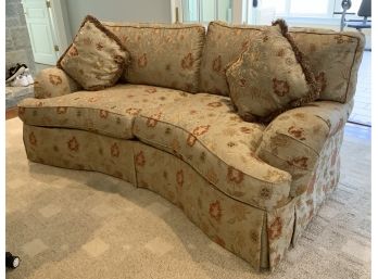 Nuance Fine Furniture Sofa With Two Decorator Pillows