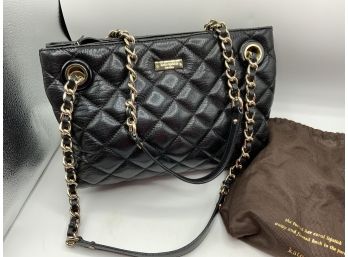 Gorgeous Kate Spade Black Leather Bag W/dust Bag