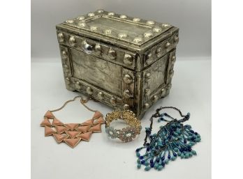 Treasure Chest And Jewels