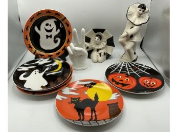 Harlequin Clowns & Peace Sign Weed Dish & More
