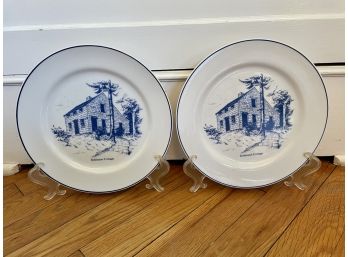 'Robinson Cottage' Limited Edition Numbered Plates From Southport, CT