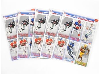 Cards - FOOTBALL- 1993 McDonalds Game Day Collector Cards - 5 Sets Of 18 Cards Each