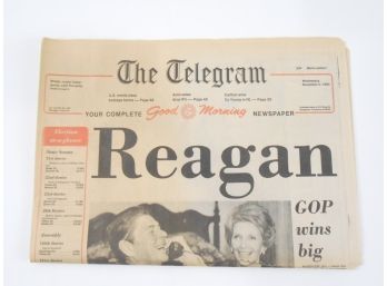 Newspapers - Reagan Election