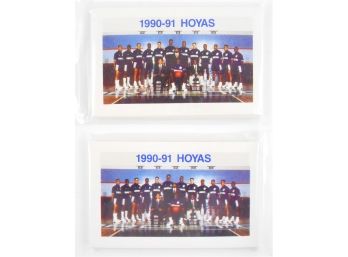 Cards - BASKETBALL - 1991-92 Georgetown Hoyas - 2 Packs