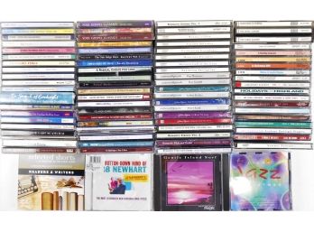CDs - 80 Discs. Various Genres From Comedy To Easy Listening And Even Tunes To Lull Your Baby Back To Sleep
