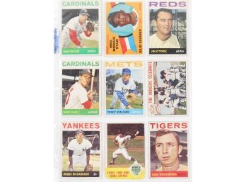 Cards - Baseball - Original Early 1960s Cards -  9 Cards