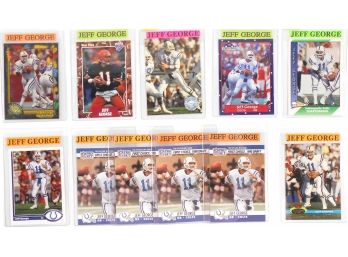 Cards - FOOTBALL - Jeff George - 11 Cards