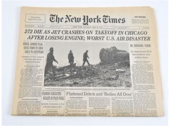 Newspapers - Crash Of Flight 191