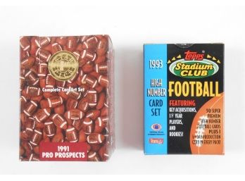 Cards - FOOTBALL - 1991 Star Pics Pro Prospects Set  1993 Topps Set Of 50 Cards