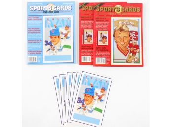 Card Magazines With At Total Of 72 Cards Bound In  Plus 10 Large Ryan And A Large Jordan - Lot A