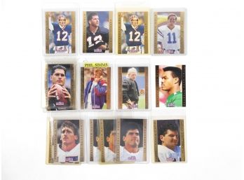 Cards - FOOTBALL - Early 1992 Pro-Line QB Cards - 16 Cards