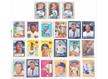 Cards - Baseball - Reprints Of Collectible 1950s Cards -  21 Cards