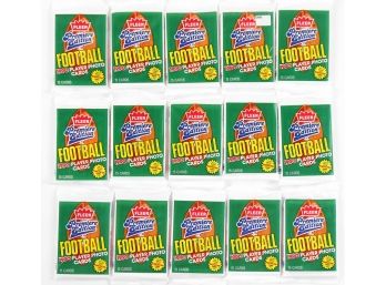 Cards - FOOTBALL - 1990 Fleer Premium Packs - 15 Packs - 15 Cards Per Pack
