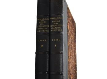 Books -  Histoire De La Litterature Francaise Illustree - 2 Volumes - First Edition