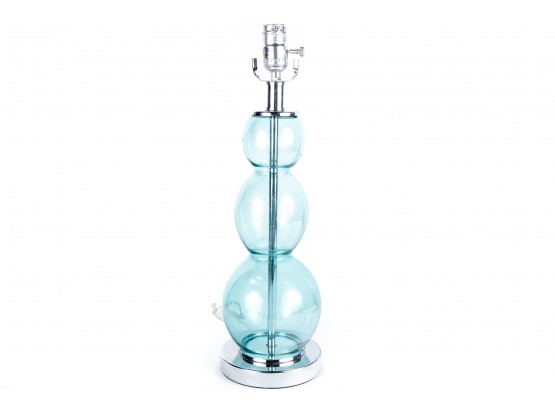 (32) Blown Glass Table Lamp