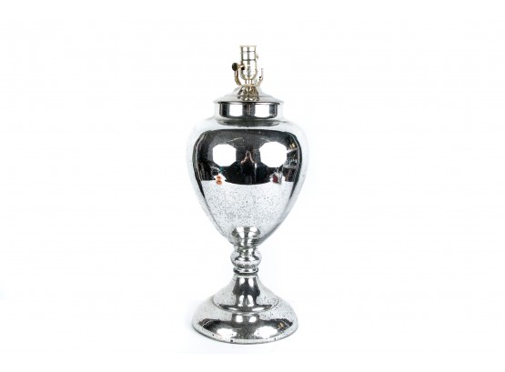 (30) Mercury Glass Urn Shaped Table Lamp