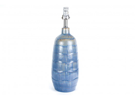 (15) Blue Ceramic Table Lamp