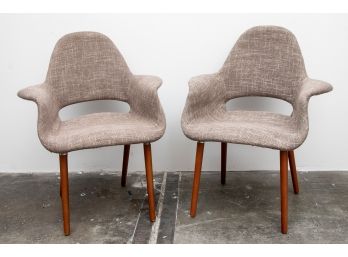 (6) Pair Of Organic Chair Reproductions