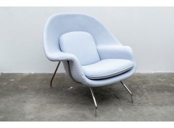 (36) Baby Blue Womb Chair Reproduction