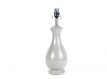 (39) Grey Ceramic Urn Shaped Table Lamp