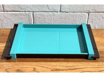 Art Deco Style Turquoise Serving Tray By Surya
