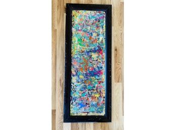 Colorful Abstract Splatter Painting