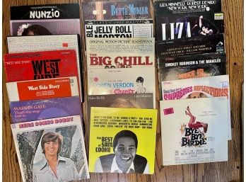 Record Album Collection From 1970/80s Artists Including Broadway & Movie Soundtracks