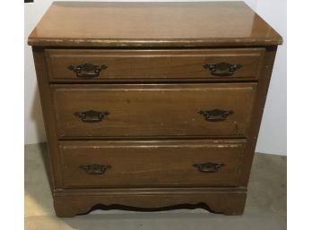 Vintage Maple 3 Drawer Dresser