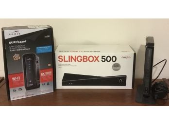 Artis & NetGear Routers, & Slingbox 500