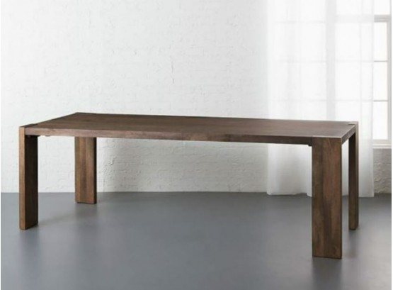 CB2  Blox Dining Table In Solid Wood Size:  91' X 35'