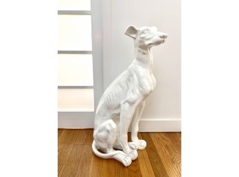 Twos Company Tall 3ft White Whippet