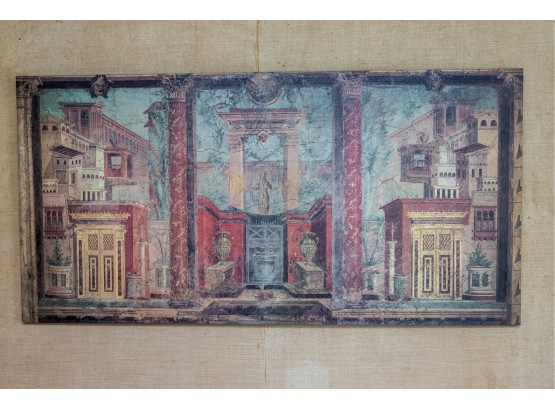 Detail Of A Bedroom From The Villa Of P. Fannius Synistor At Boscoreale - Poster Mounted On Board